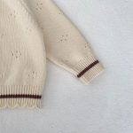 【66-100cm】カーディガン ベビー 手編み フラワー ニット - 画像 (11)
