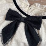 【73-90cm】ロンパース ベビー フレンチ スウィート 蝶結び - 画像 (9)
