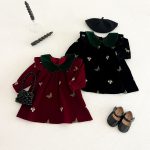 【100-130cm】ワンピース 女の子 バタフライ 刺繡 - 画像 (9)