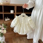 【66-90cm】ロンパース ベビー プリンセス フラワー - 画像 (5)