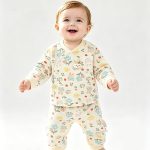 【66-90cm】セットアップ ベビー フラワー ウサギ