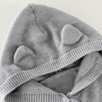 【66-100cm】カバーオール ベビー ニット 長袖 うさ耳 - 画像 (9)