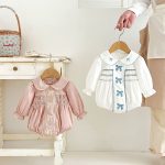 【66-90cm】ロンパース ベビー レトロ 蝶結び - 画像 (11)