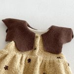 【66-90cm】トップスorロンパース ベビー フラワー 刺繍 - 画像 (9)