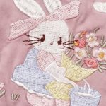 【73-100cm】シャツ＆ロンパース ベビー フリル襟 うさぎ - 画像 (9)
