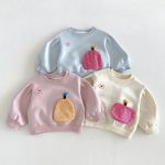 【80-130cm】トレーナーorパンツ 女の子 ワッペン スウェット - 画像 (10)