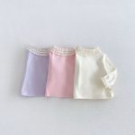 【80-130cm】トップス ベビー フリル襟 厚手 - 画像 (10)