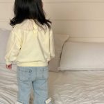 【73-110cm】スウェットorデニムパンツ 女の子 レース襟 カートゥーン - 画像 (9)