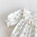 【66-90cm】ロンパース ベビー スウィート 小花柄 - 画像 (12)