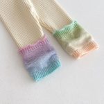 【73-110cm】セットアップ 女の子 カラフル ボーダー ニット - 画像 (15)