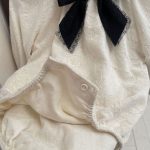 【73-90cm】ロンパース ベビー フレンチ スウィート 蝶結び - 画像 (10)