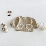 【66-90cm】アウターorサロペット ベビー 可愛い ハート - 画像 (3)