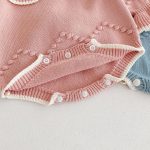 【66-90cm】ロンパース ベビー フリル ニット 可愛い - 画像 (15)