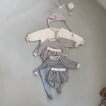 【66-90cm】セットアップ ベビー ボーダーク 韓国風 - 画像 (6)