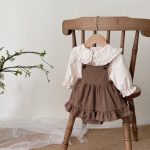 【66-90cm】サロペットロンパース&シャツセット ベビー ファッション - 画像 (4)