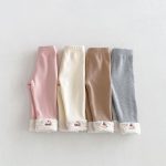 【80-130cm】レギンス 女の子 オルレフリース 折り返し - 画像 (13)