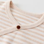 【52-66cm】カバーオール 2点セット ベビー 無地＆ボーダー - 画像 (8)