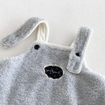 【66-90cm】ロンパース＆トップス ベビー 裏起毛 ふわふわ 蝶結び - 画像 (9)