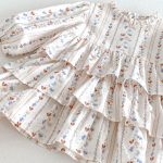 【80-130cm】ジャケットorワンピース 女の子 小花柄 パフスリーブ - 画像 (11)