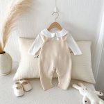 【66-100cm】サロペット ベビー カジュアル ニット - 画像 (3)