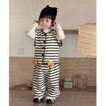 【73-110cm】ニットベスト＋パンツ 男の子  ペンギン ストライプ - 画像 (14)