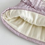【73-100cm】トップスorワンピース ベビー 裏起毛 フリル襟 - 画像 (10)