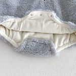 【66-90cm】ロンパース＆トップス ベビー 裏起毛 ふわふわ 蝶結び - 画像 (10)
