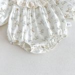 【66-90cm】ロンパース ベビー スウィート 小花柄 - 画像 (13)
