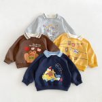 【80-130cm】セットアップ 男の子 カートゥーン 襟付き - 画像 (10)