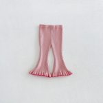 【80-130cm】パンツ 女の子 ニット フレア - 画像 (8)