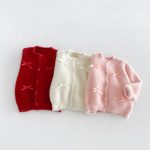 【80-130cm】カーディガン 女の子 蝶結び ニット - 画像 (11)