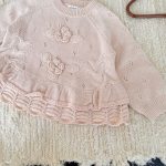 【73-110cm】セーター 女の子 手編み フラワー ニット - 画像 (6)