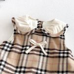 【66-90cm】トップスorロンパース ベビー チェック 裏起毛 - 画像 (9)