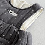 【73-100cm】セットアップ ベビー フリル襟 裏起毛 - 画像 (10)