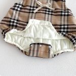 【66-90cm】トップスorロンパース ベビー チェック 裏起毛 - 画像 (10)