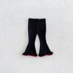 【80-130cm】パンツ 女の子 ニット フレア - 画像 (10)