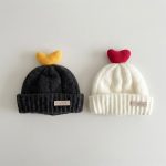 【GOODS】帽子 暖かい ハート ニット - 画像 (6)