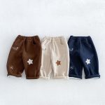 【73-120cm】パンツ 男の子 コーデュロイ スター - 画像 (2)