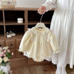 【66-90cm】ロンパース ベビー レース メッシュ - 画像 (7)