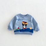 【80-130cm】トレーナー 男の子 タオル 刺繍 フリース - 画像 (5)