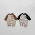 【66-90cm】ロンパース ベビー カラーバリ 切り替え - 画像 (6)