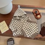 【73-110cm】アウター&ショートパンツ ベビー フード付き ニット - 画像 (7)
