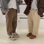 【80-150cm】パンツ キッズ ストレッチ コーデュロイ 男女兼用 - 画像 (17)