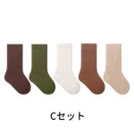 【GOODS】5ペアセット ソックス 暖かい 無地 - 画像 (6)