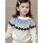 【80-130cm】セーター  キッズ ニット カーディガン - 画像 (7)