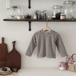 【73-100cm】Tシャツ キッズ 裏起毛 ボーダー - 画像 (4)