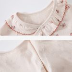 【59-80cm】ロンパース ベビー 柔らか 小花柄 - 画像 (7)