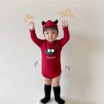 【66-90cm】ロンパース ベビー ハロウィン キュート デーモン - 画像 (5)