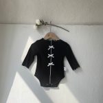 【66-90cm】ロンパース ベビー 韓国風 リボン付き - 画像 (7)