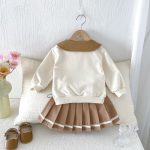 【73-100cm】トップス＆スカート 女の子 可愛い フラワー - 画像 (6)